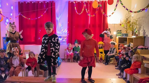 Faschingsfeier in der Kita Wirbelwind 