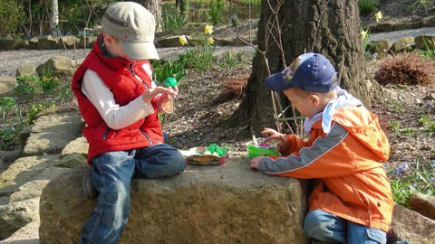 Ostereiersuche in der Kita