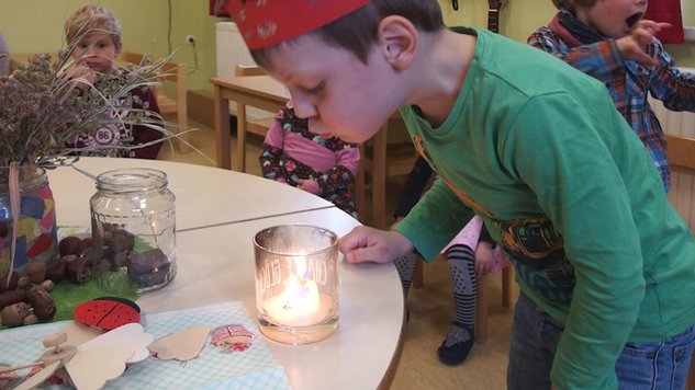 Geburtstagskind in der Kita Wirbelwind